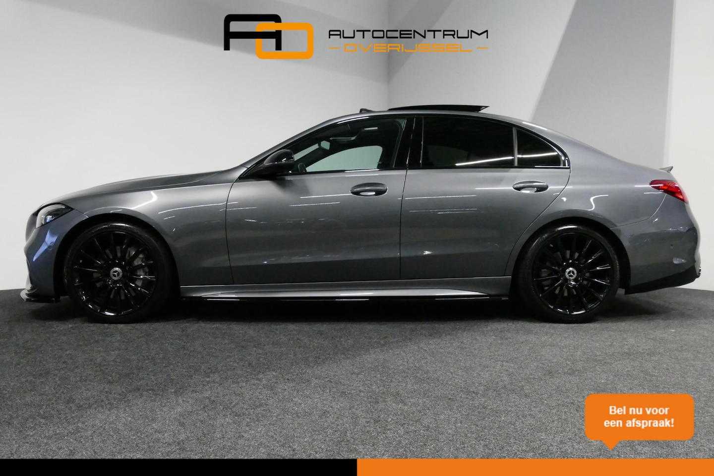 Mercedes-Benz C-klasse - 200 AMG Line / Orig. Nederlands / C63S AMG Diffuser / Panamericana Grille / Panoramadak / - AutoWereld.nl