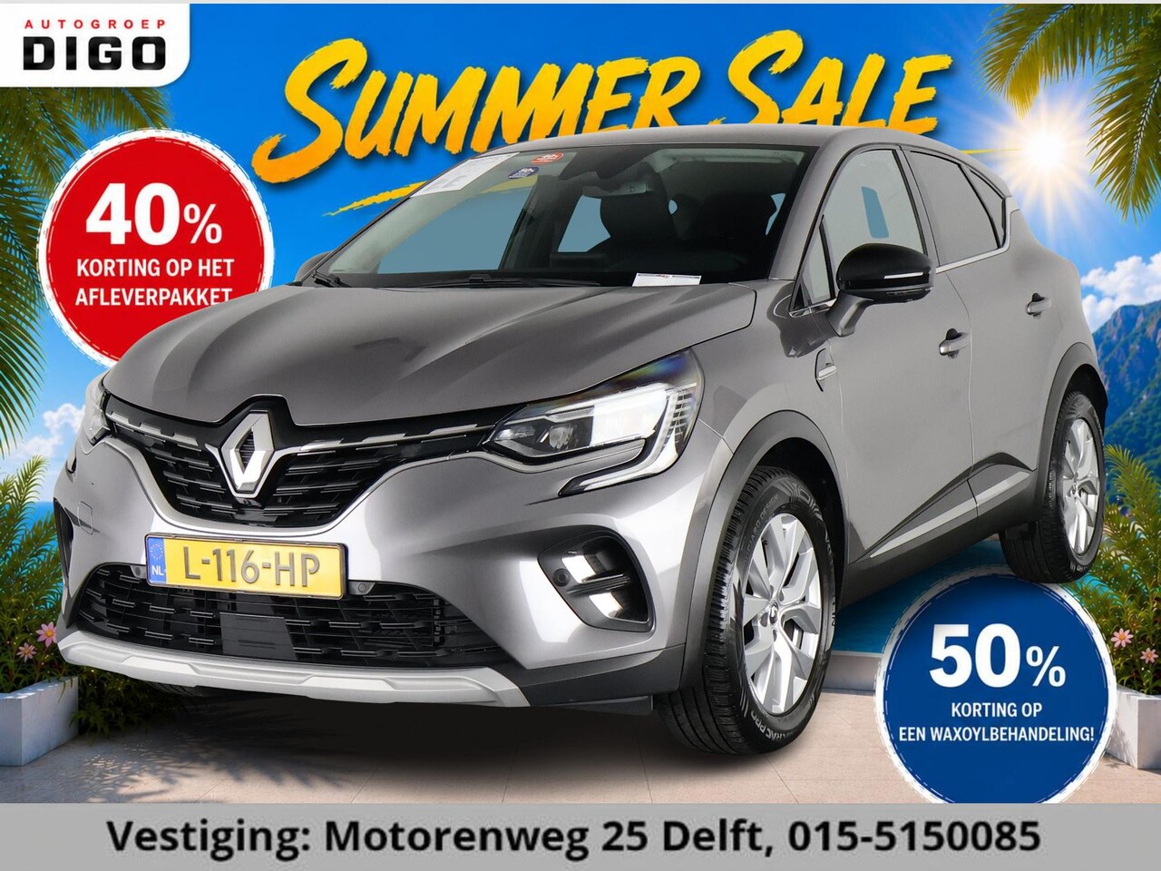 Renault Captur - 1.0 TCe EDITION ONE . 1e EIG.GARANTIE 6-2031* 360 CAMERA. CRUISE.PDC V+A. - AutoWereld.nl