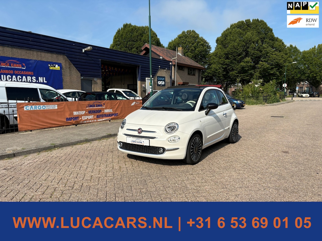 Fiat 500 C - 0.9 TwinAir Turbo Lounge 2X SLEUTEL + BOEKJES! - AutoWereld.nl