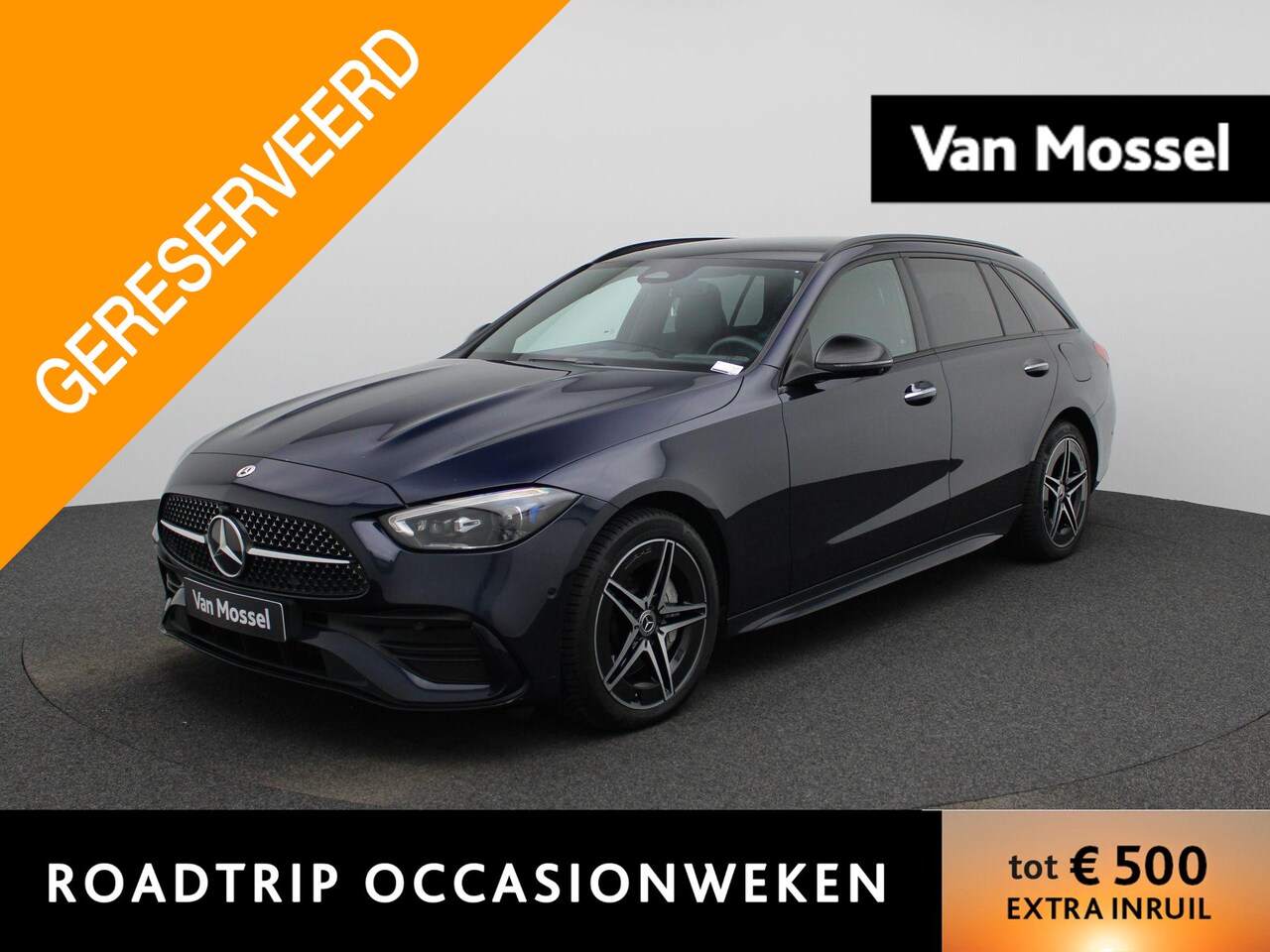Mercedes-Benz C-klasse Estate - 300 e AMG Line | Automaat | Apple Carplay / Android Auto | Panoramadak | Sfeerverlichting - AutoWereld.nl