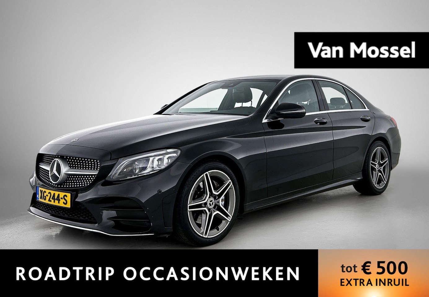 Mercedes-Benz C-klasse - 200 Business Solution | Automaat | Apple Carplay / Android Auto | Sfeerverlichting | Leder - AutoWereld.nl