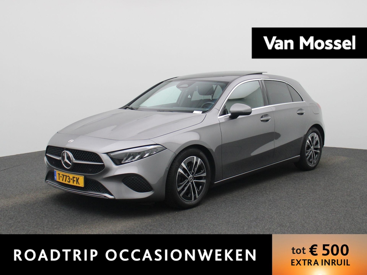 Mercedes-Benz A-klasse - 180 Business Line | Automaat | Panorama dak | Leder | DAB | Navigatie | Bluetooth | Camera - AutoWereld.nl