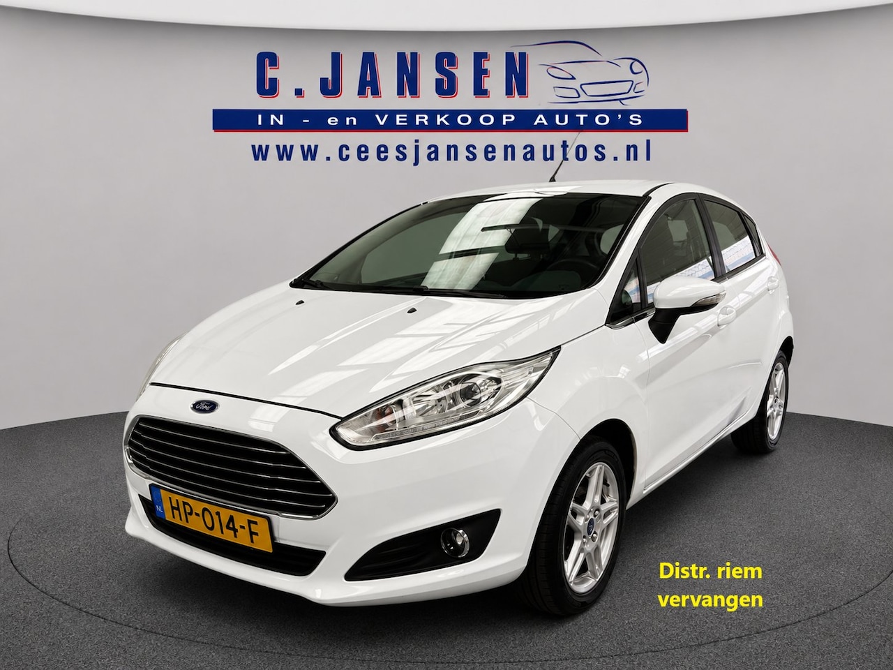 Ford Fiesta - 1.0 Style Distr. r. vervangen! | Airco | Bluetooth | Cruise control en lederen stuurwiel - AutoWereld.nl