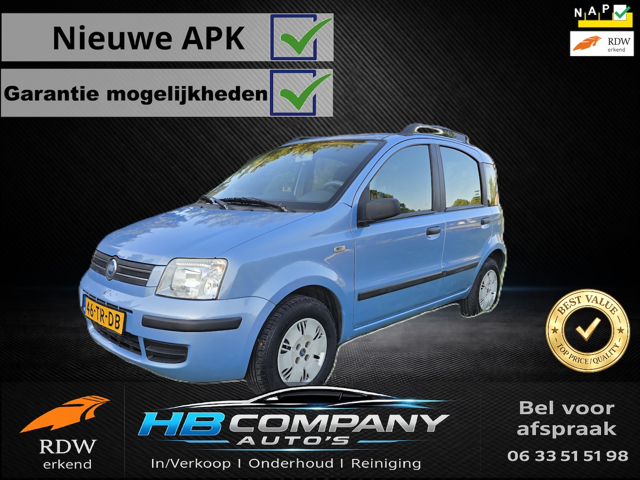 Fiat Panda - 1.2 Edizione Cool | Airco ijskoud | Nieuwe APK | NAP - AutoWereld.nl
