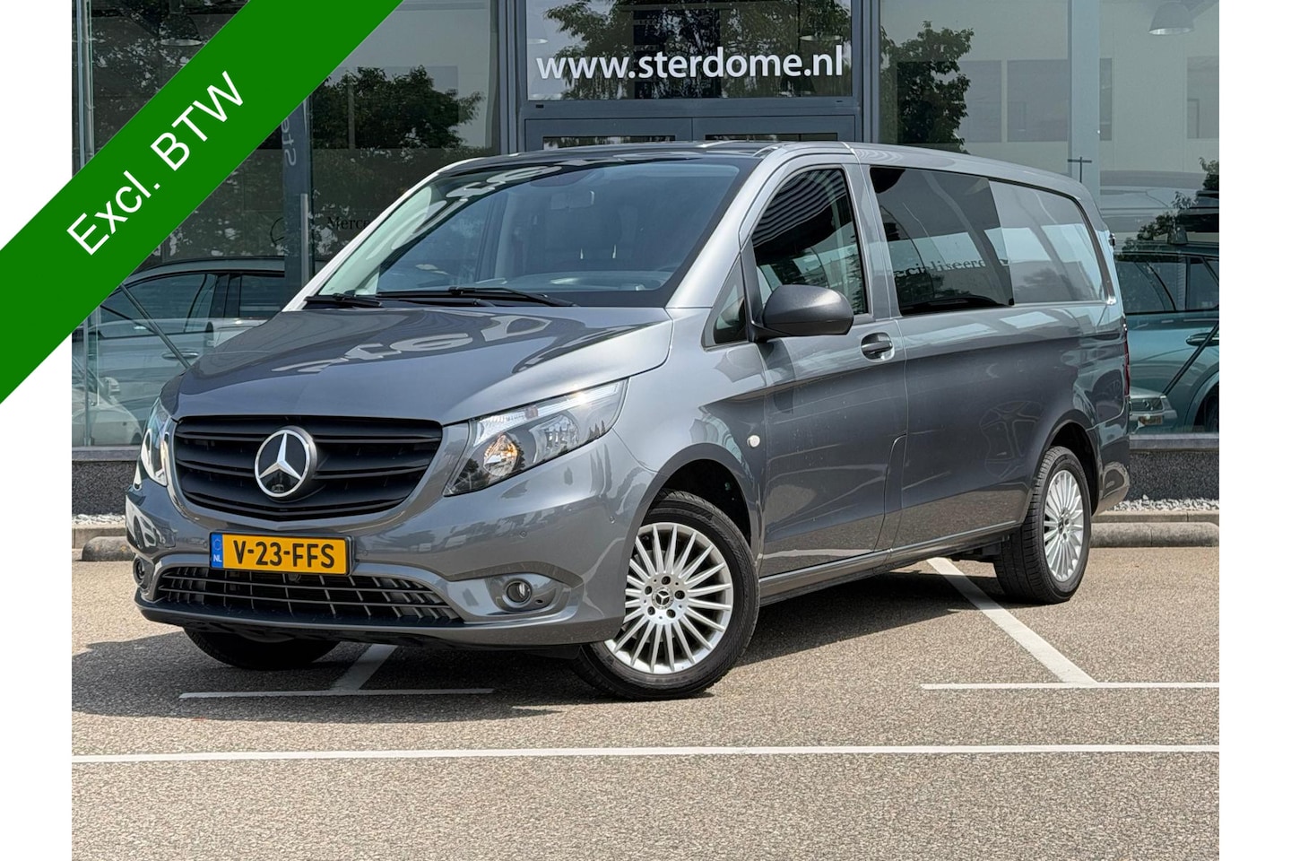 Mercedes-Benz Vito - 116 CDI Lang Dubbele Cabine Mixto I Trekhaak l MB Audio 40 l Camera l Stoelverwarming voor - AutoWereld.nl