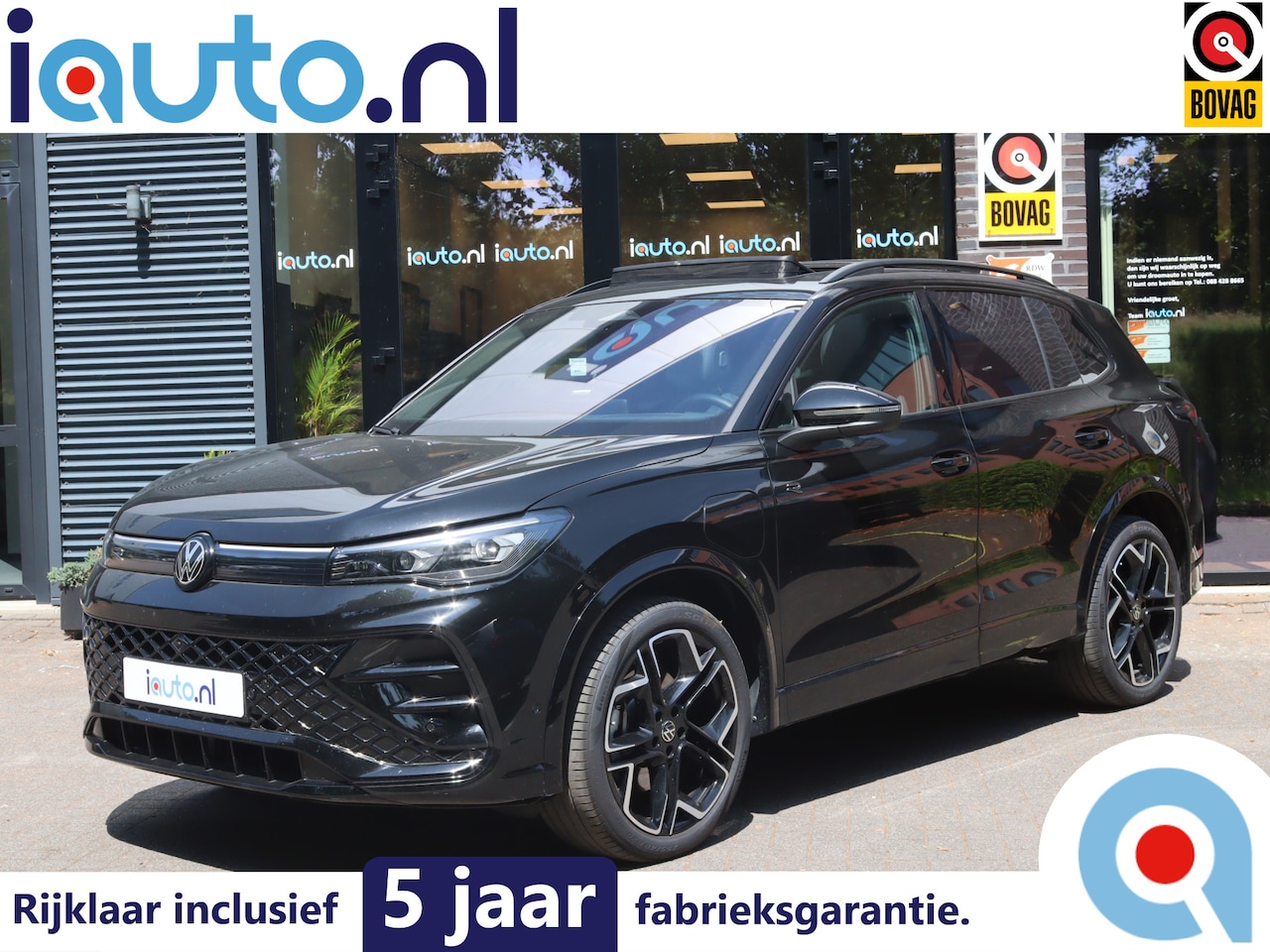 Volkswagen Tiguan - 1.5 eHybrid 272pk R-Line Black Style Pano/Leder/IQ.Light HD/360/Headup/HK/Keyless/ACC/DCC/ - AutoWereld.nl
