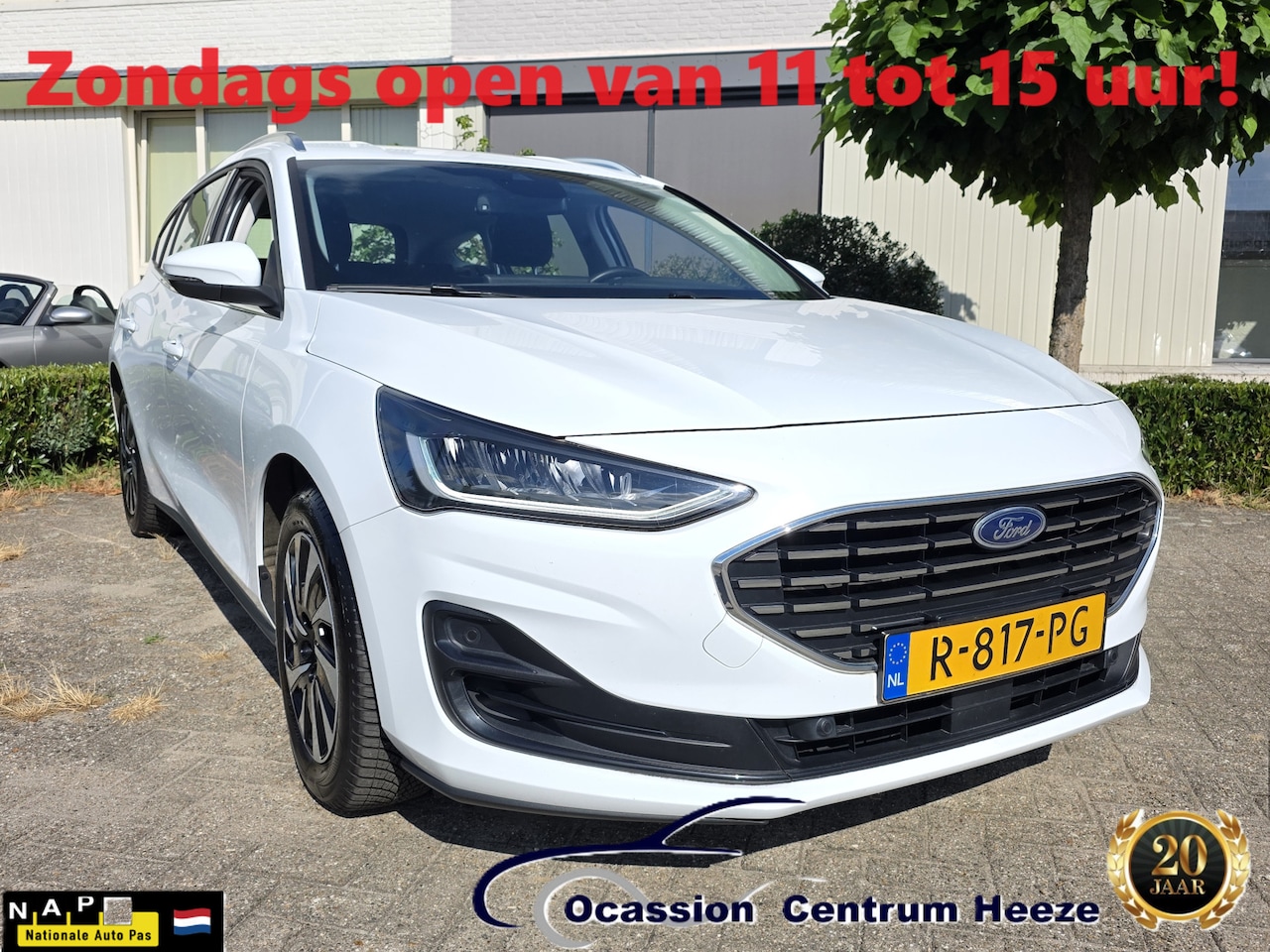 Ford Focus Wagon - 1.0 EB Hybrid Titanium, Carplay! Lm Velgen! 1e Eig! Julimaand? AKTIE maand! - AutoWereld.nl