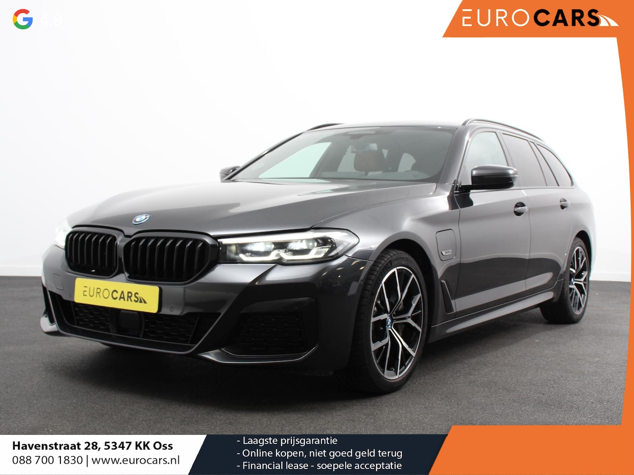 BMW 5-serie Touring - 530e M-Sport High Executive Cimate control Cruise control Navigatie Apple Carplay/ Android - AutoWereld.nl