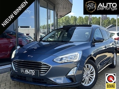 Ford Focus Wagon - 1.0 EcoBoost Titanium Business 125PK | PANO | 2e Eigenaar | NL AUTO | Onderhoudshistorie |