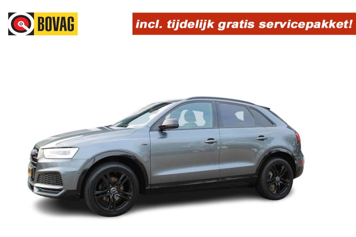 Audi Q3 - 2.0 TFSI Quattro S-Line sport Blackline Leder Matrix Led Camera Navi - AutoWereld.nl