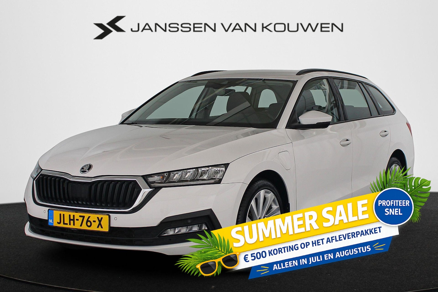 Skoda Octavia Combi - 1.4 TSI iV PHEV Business Edition SOH 97% Navi Clima Keyless Apple Carplay - AutoWereld.nl