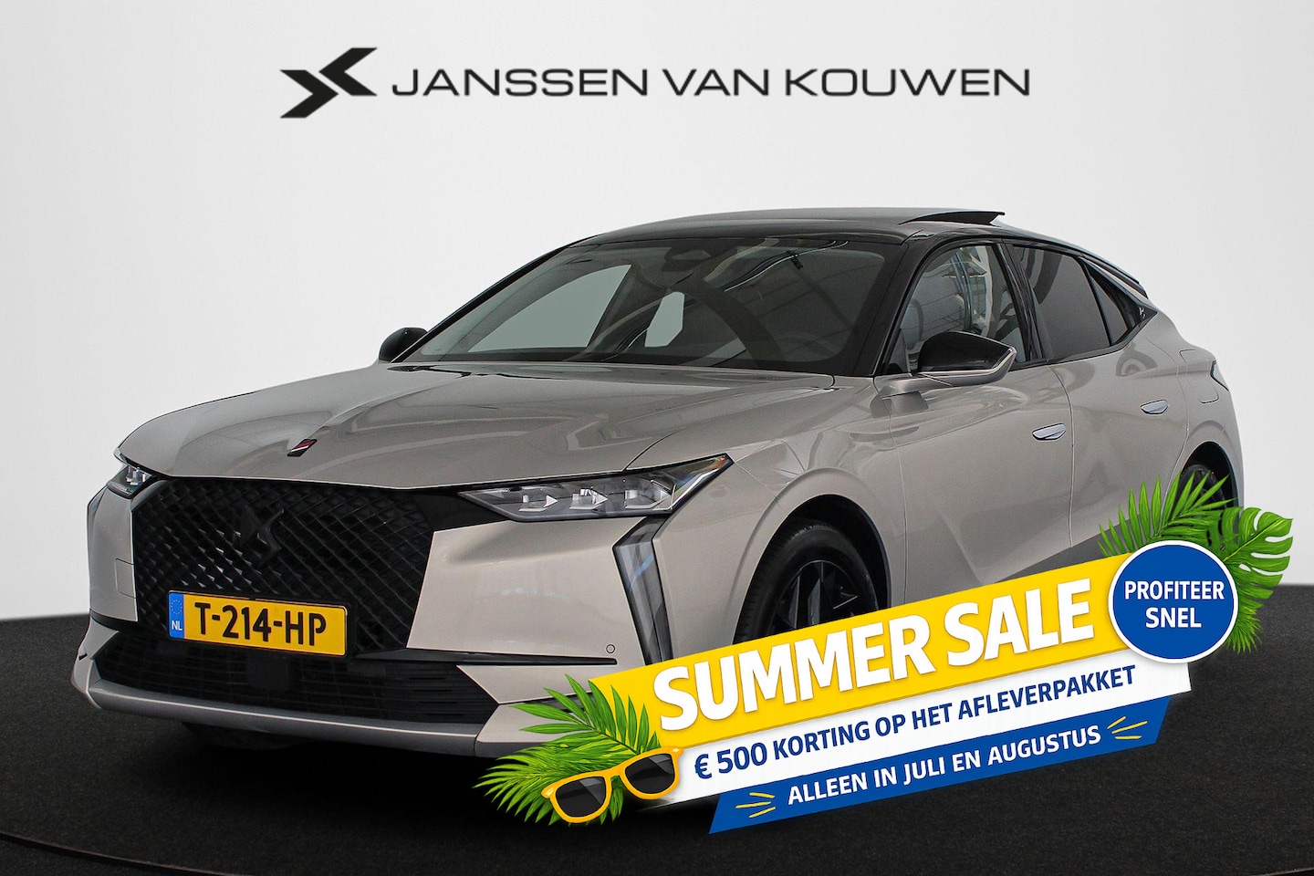 DS 4 - E-Tense Performance Line+ PHEV Panoramadak 360-Camera Navi Clima - AutoWereld.nl
