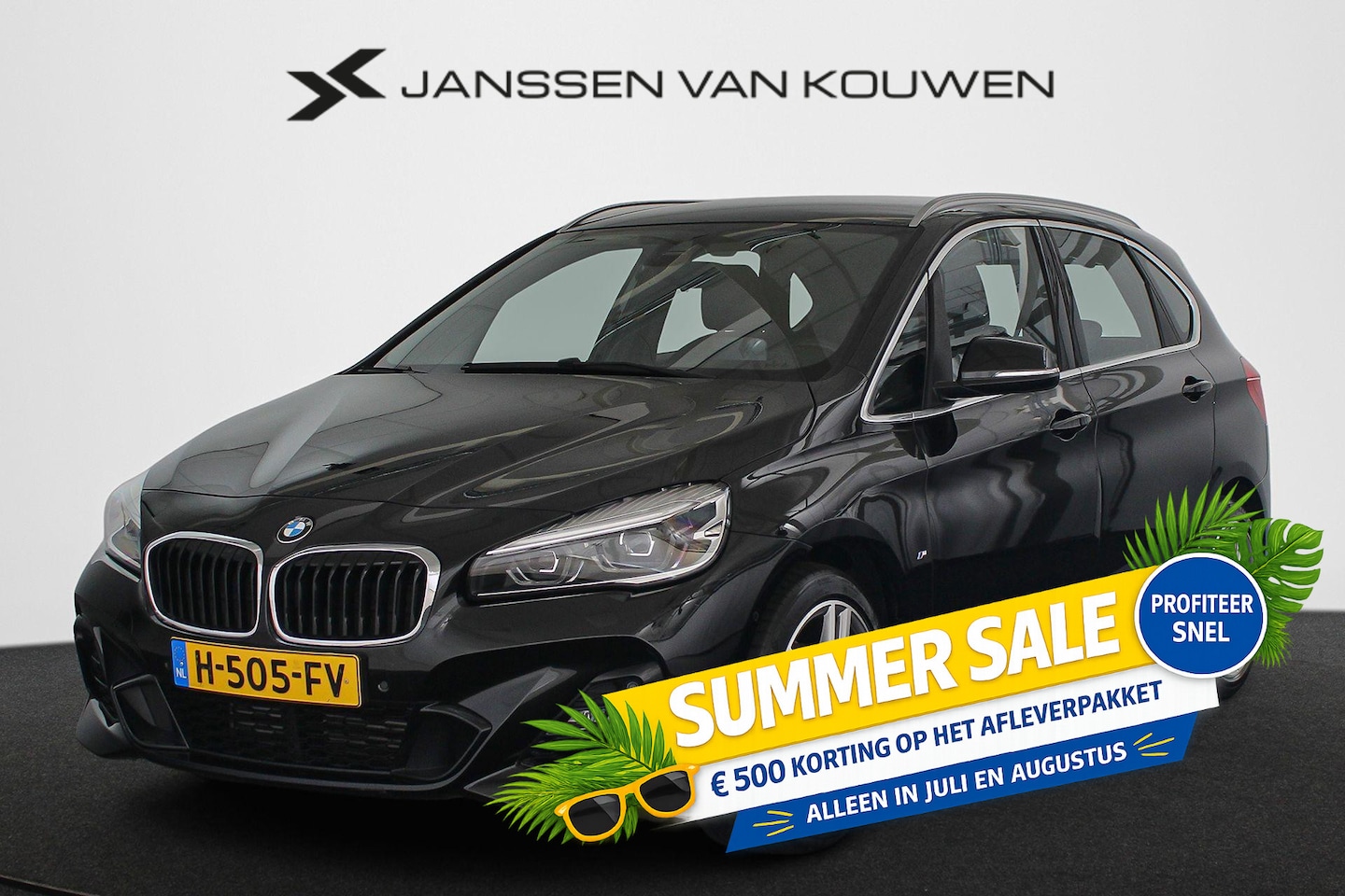BMW 2-serie Active Tourer - 218i High Executive Edition M Sport Automaat Lederen Sportstoelen Stoelverwarming Head-Up - AutoWereld.nl