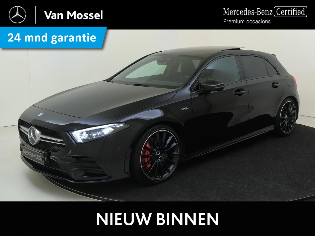 Mercedes-Benz A-klasse - AMG 35 4MATIC / Panoramadak/ Night/ 19 inch/ Sfeerverlichting - AutoWereld.nl