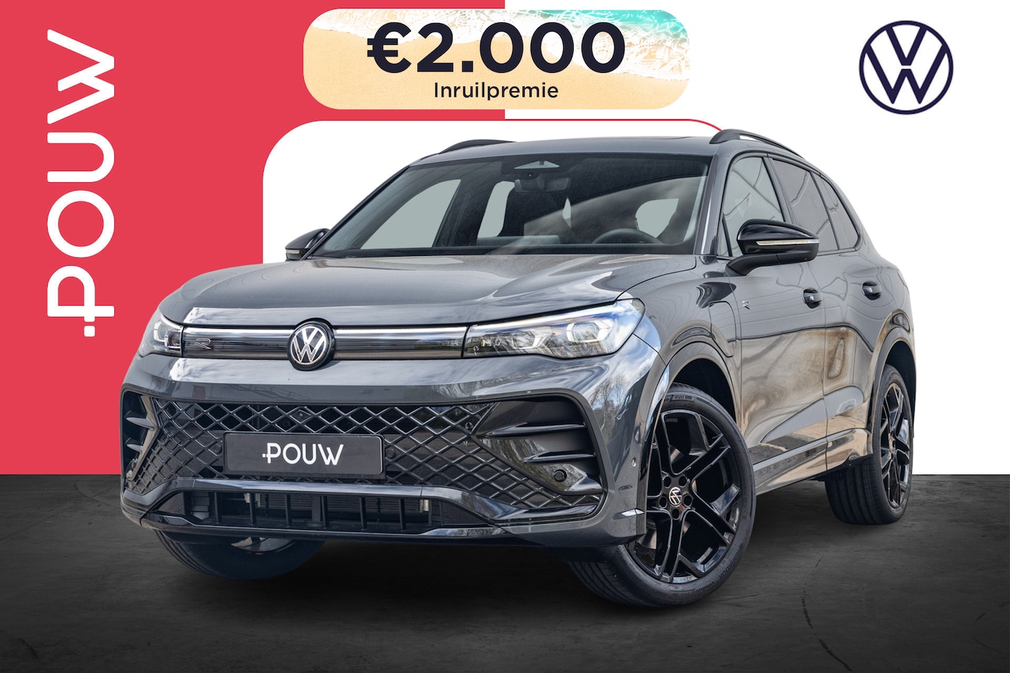 Volkswagen Tiguan - 1.5 eHybrid 204pk R-Line Edition | Velgen 20'' | Trekhaak Inklapbaar - AutoWereld.nl