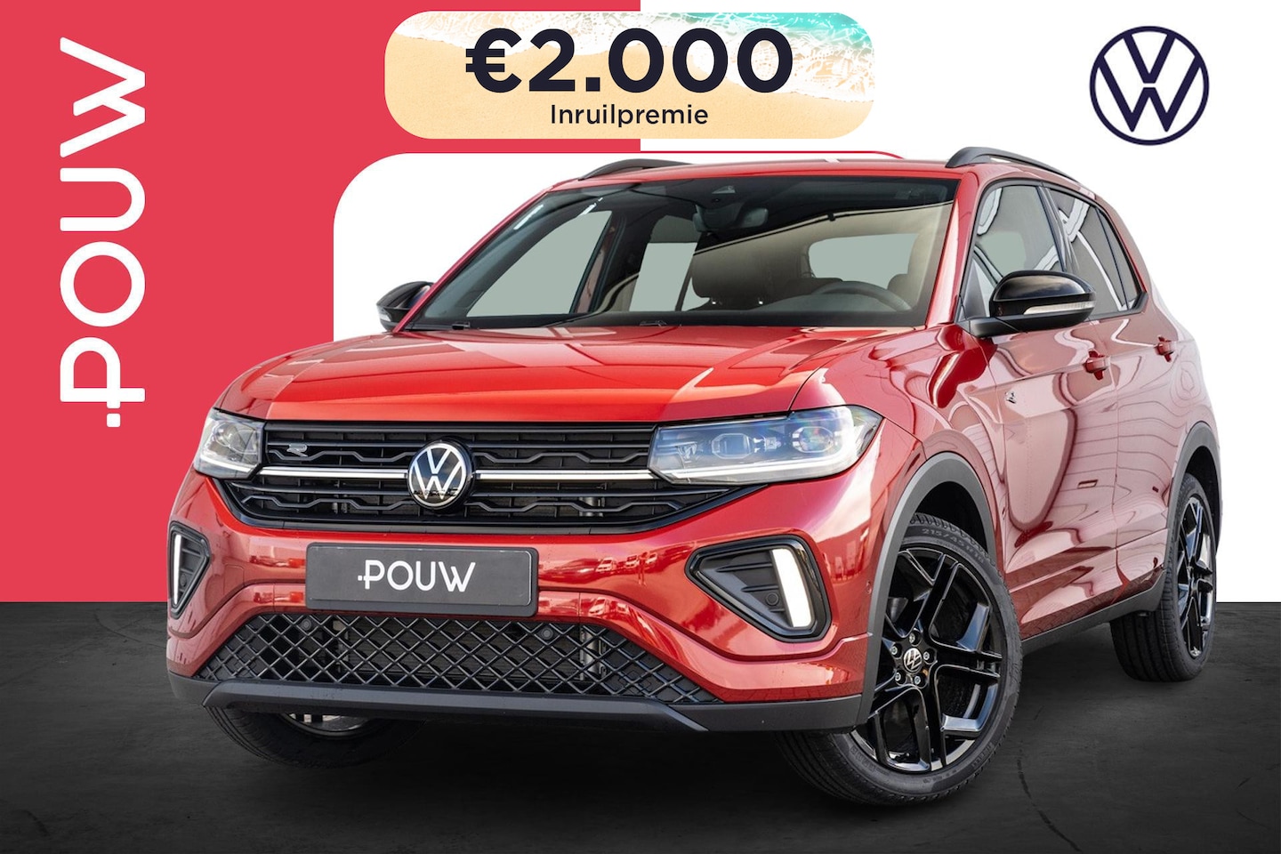 Volkswagen T-Cross - 1.0 TSI 116pk DSG R-Line Edition | Trekhaak | Parkeer Assistent | Matrix LED Koplampen - AutoWereld.nl