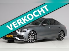 Mercedes-Benz C-klasse - 180 AMG Line Night Pakket Magno Grey | panoramadak | laser led | elek. stoelen |dodehoek d