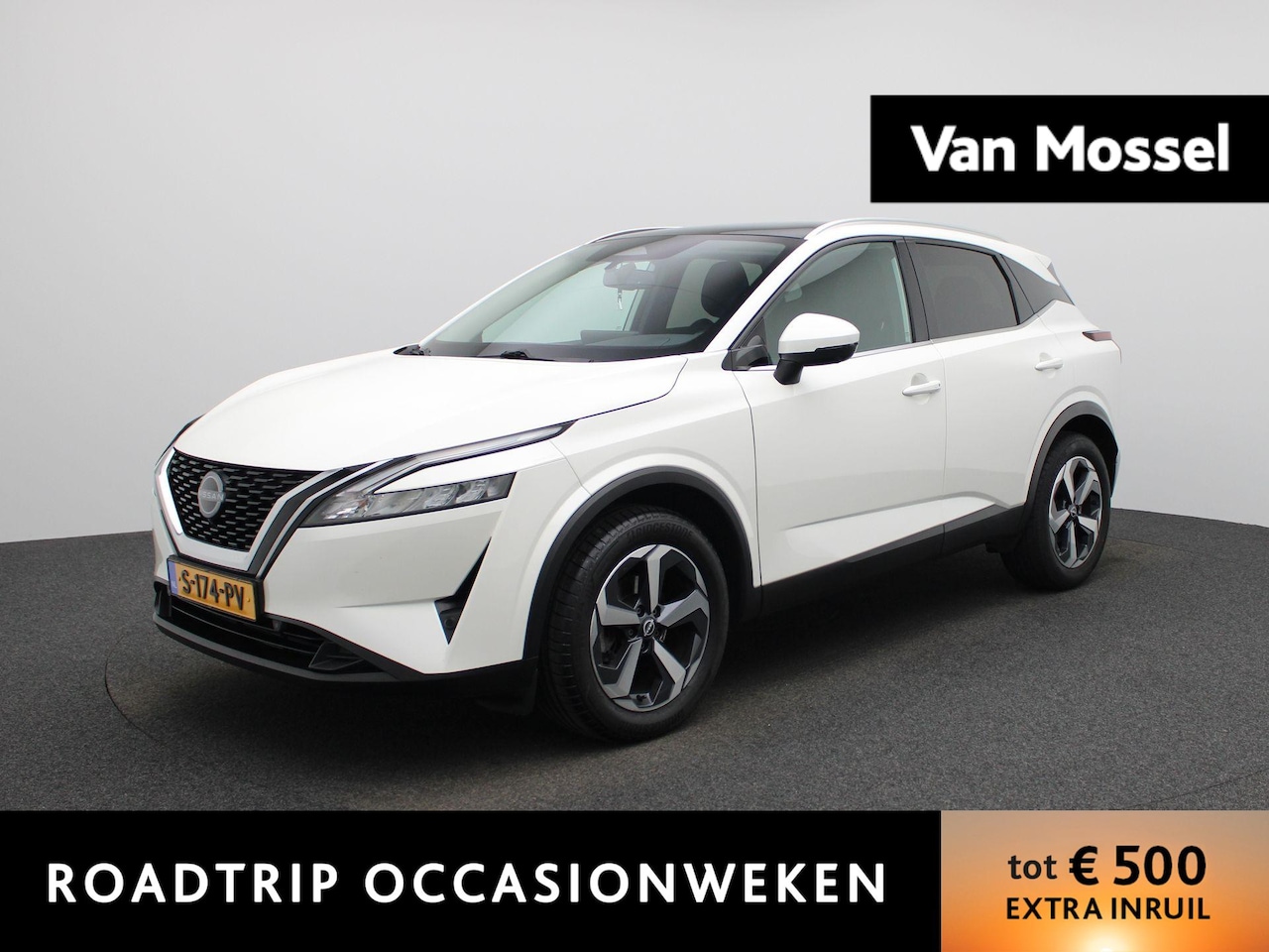 Nissan Qashqai - 1.3 MHEV N-Connecta | Navigatie | Apple Carplay / Android Auto | Panoramadak | Virtual Coc - AutoWereld.nl