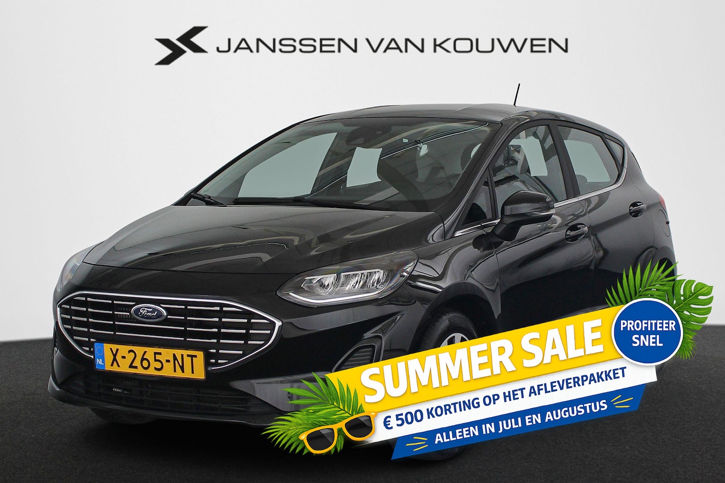 Ford Fiesta - 1.0 EcoBoost Hybrid Titanium Apple CarPlay Stoel-Stuur-Voorruitverwarming - AutoWereld.nl