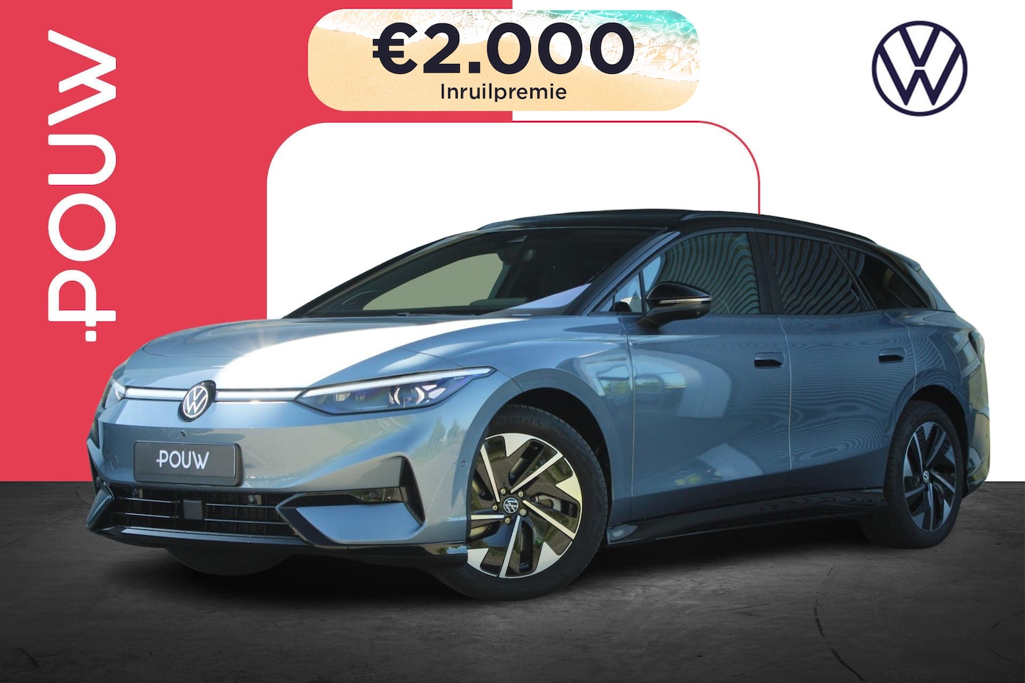 Volkswagen ID.7 Tourer - 286pk Pro Limited Edition 77 kWh | Interieur Pakke Plus | Trekhaak Wegklapbaar - AutoWereld.nl