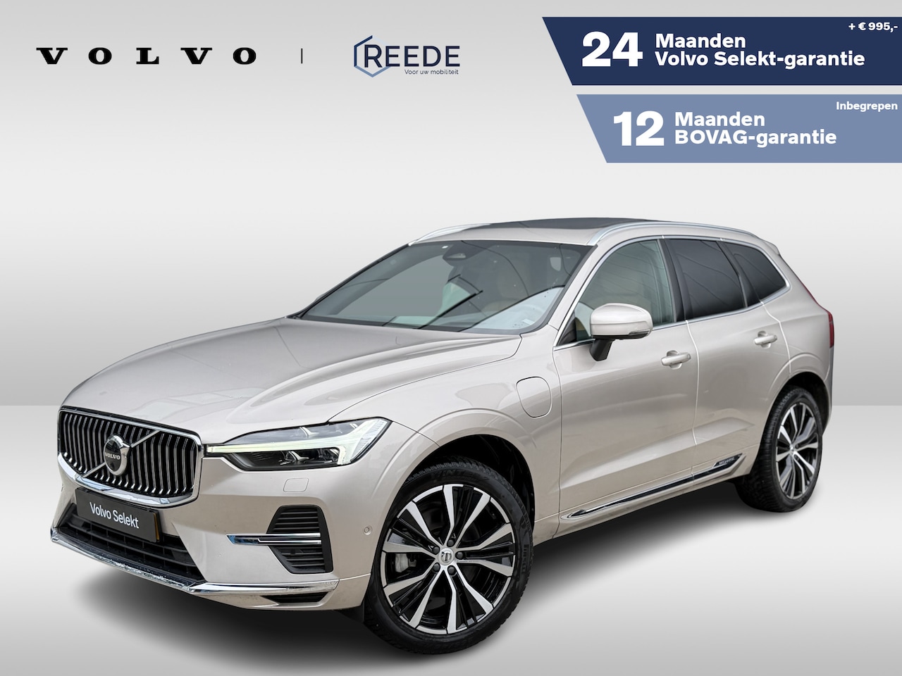 Volvo XC60 - 2.0 T6 Plug-in hybrid AWD Ultimate Bright | Massage en ventilatie | 360 Camera | Getint Gl - AutoWereld.nl