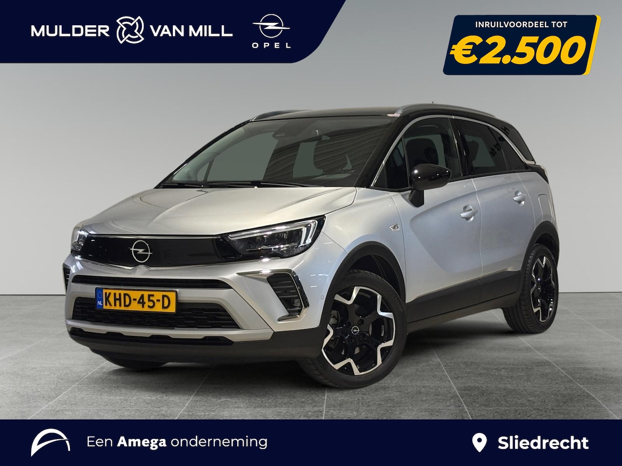 Opel Crossland - Ultimate 1.2 Turbo 110pk | 180° CAMERA+SENSOREN | ALCANTARA/LEDER | AGR-STOELEN | NAVI | D - AutoWereld.nl