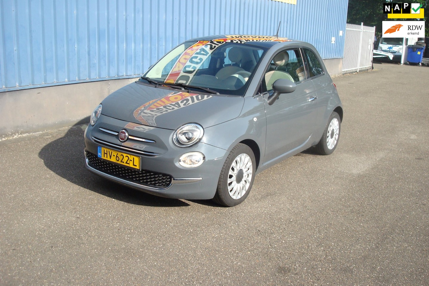 Fiat 500 - 0.9 TwinAir Turbo Lounge 0.9 TwinAir Turbo Lounge, panoramadak, NAP, Climat control - AutoWereld.nl