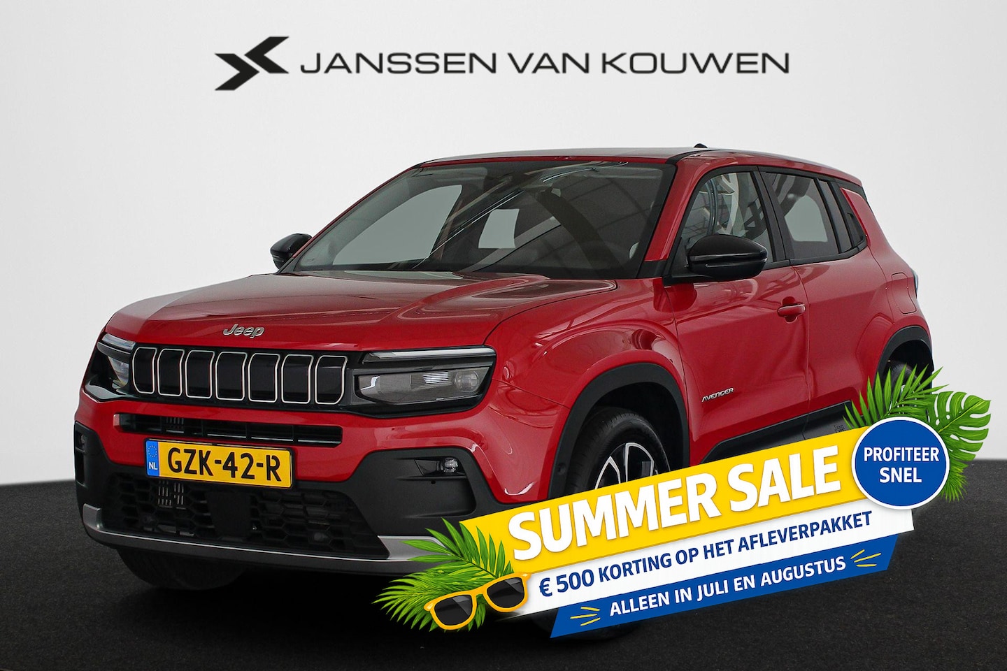 Jeep Avenger - 1.2 Altitude Adaptieve Cruise Control Apple CarPlay LED Koplampen - AutoWereld.nl
