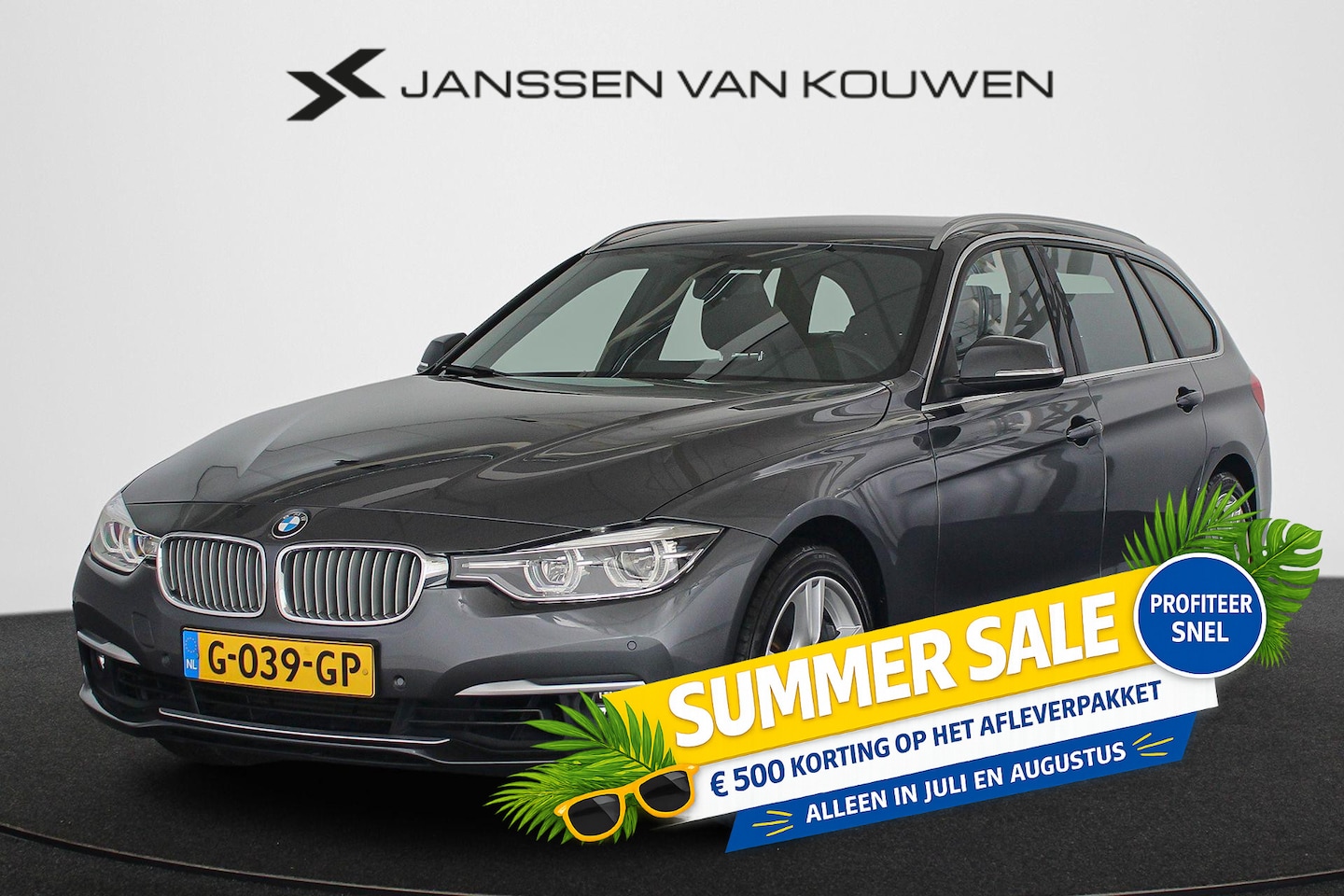 BMW 3-serie Touring - 318i Luxury Edition Elektrische Trekhaak HiFi Groot Navigatie - AutoWereld.nl