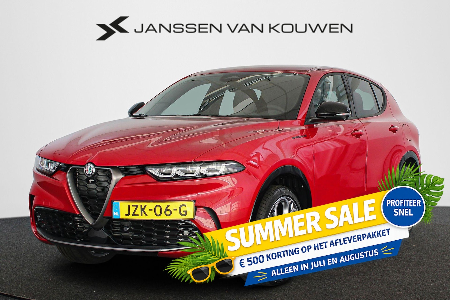 Alfa Romeo Tonale - 1.3T PHEV Edizione Speciale / 20'' / LED / Rosso Alfa / 88 KM! - AutoWereld.nl