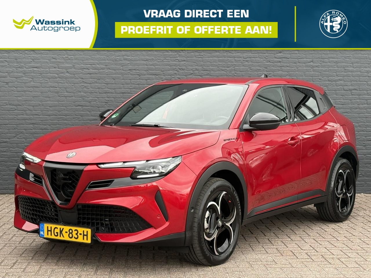 Alfa Romeo Junior - 1.2 Turbo Hybrid Ibrida Speciale 1e Eigenaar | Navigatie | Camera | Cruise Control | Dode - AutoWereld.nl