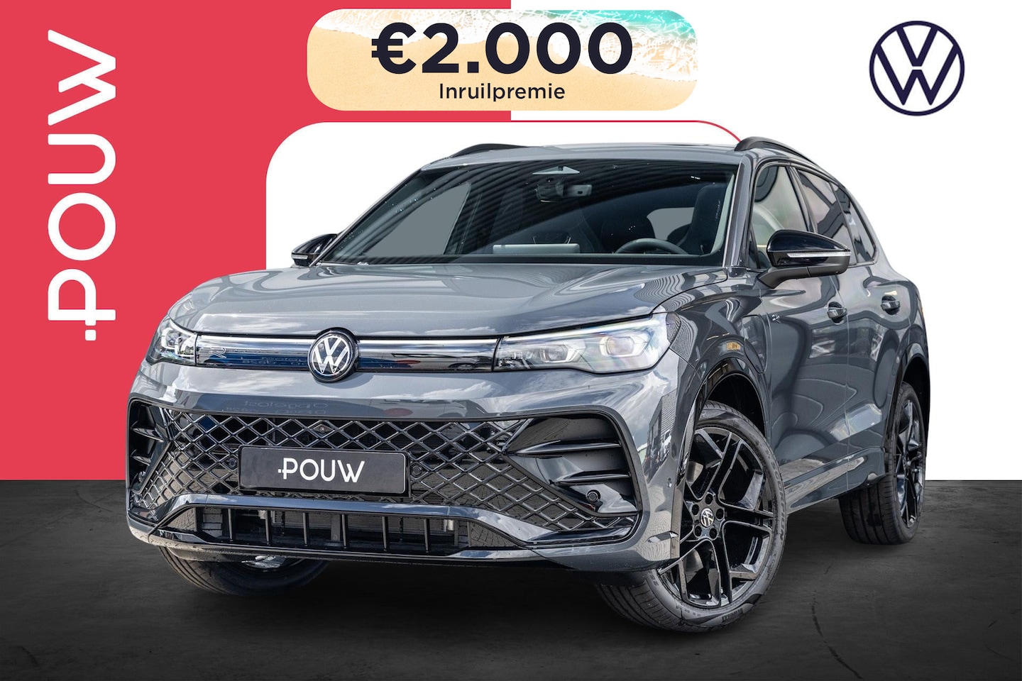 Volkswagen Tiguan - 1.5 eHybrid 204pk R-Line Edition | 20" Velgen | Panoramadak - AutoWereld.nl