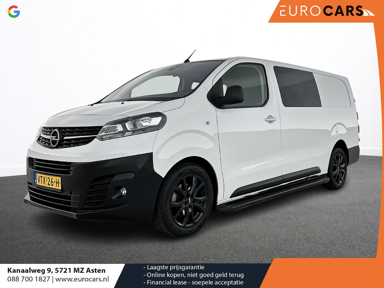 Opel Vivaro - 145pk L3H1 Dubbele Cabine Sport Edition Navigatie Climate Control Trekhaak Trekhaak Parkee - AutoWereld.nl