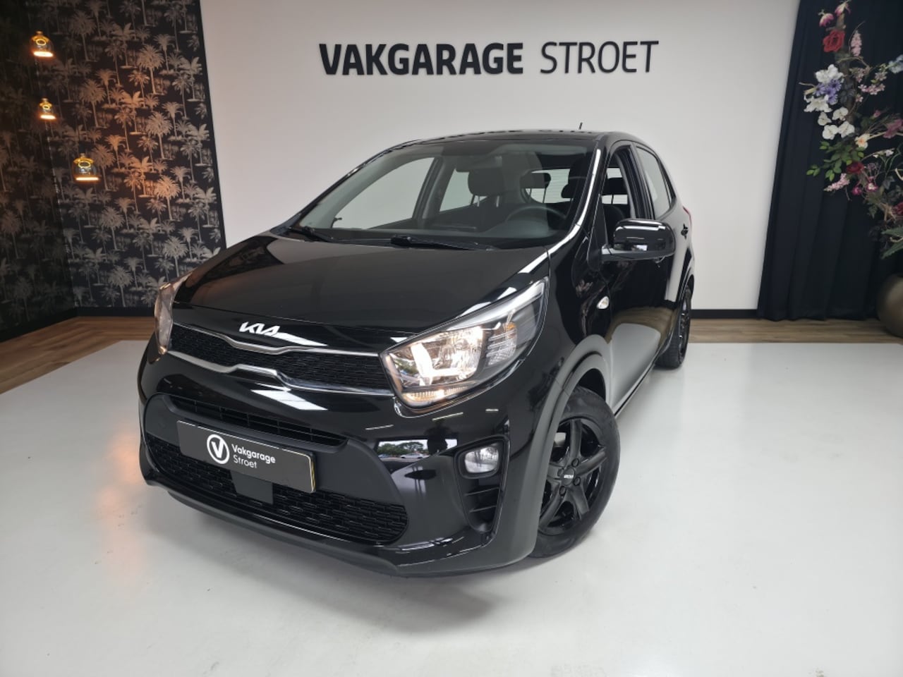 Kia Picanto - 1.0 DPi Comf.L | cruise | ac | zwart LMV | BT | oh.bkje | NL - AutoWereld.nl