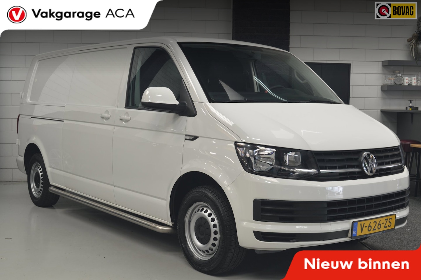 Volkswagen Transporter - 2.0 TDI L2H1 // 83.000 km // LEDEREN BEKLEDING // AIRCO // - AutoWereld.nl