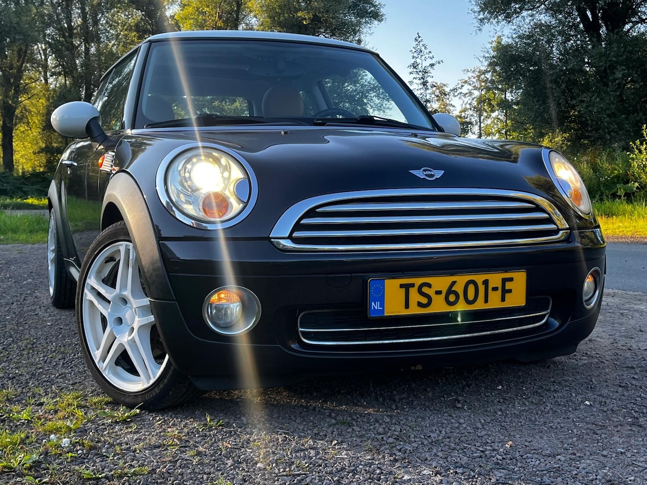 MINI 3-Deurs - 1.6 Cooper 1.6 Cooper panodak leer groot onderhoud gehad, lees tekst - AutoWereld.nl