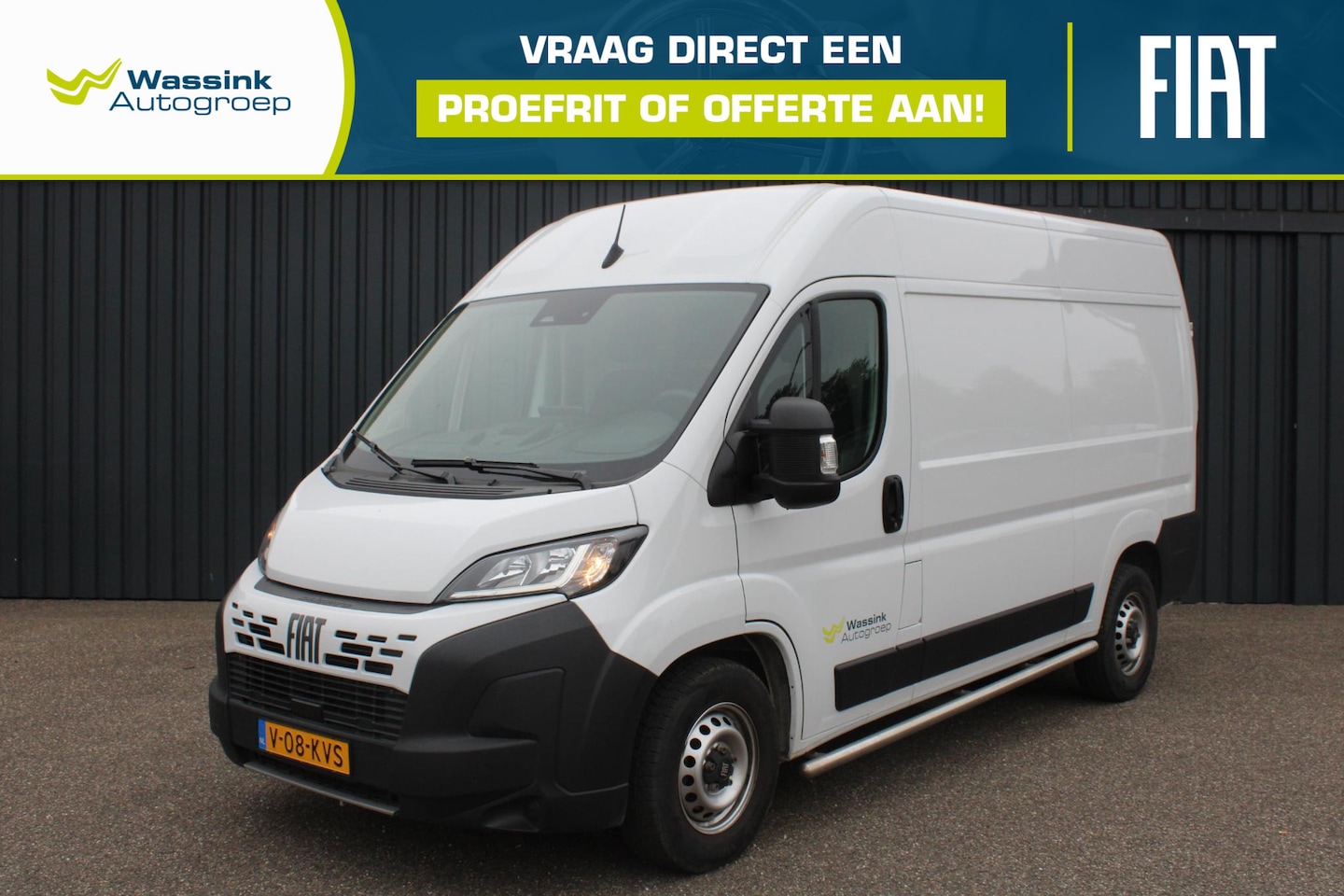 Fiat Ducato - 2.2 MultiJet 140 pk L2H2 3.5t Heavy HD Pack Techno I Trekhaak I Sidebars | All Seasons | C - AutoWereld.nl
