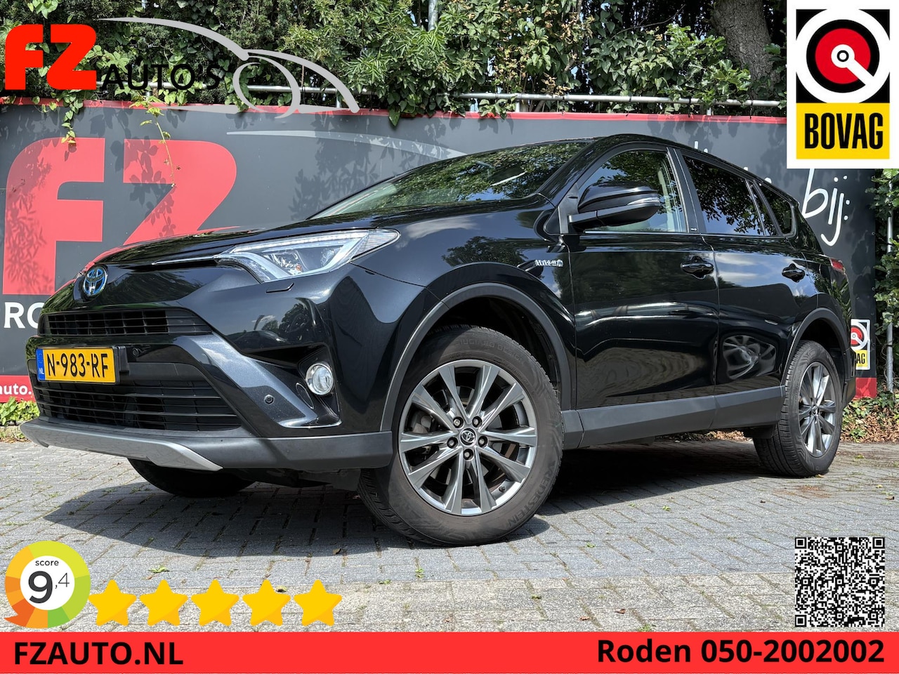 Toyota RAV4 - 2.5 Hybrid Black Edition - Automaat - Navigatie - Trekhaak - Stuur/Stoel Verwarming - AutoWereld.nl