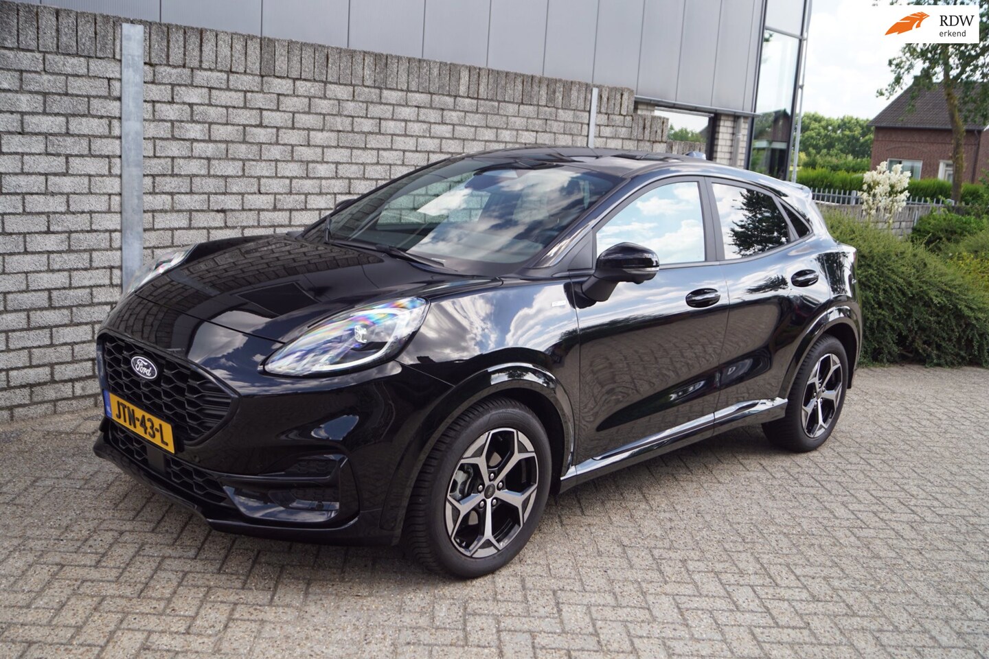 Ford Puma - 1.0 EcoBoost Hybrid ST-Line X Autom Leder/Alcantara Navi Camera Adaptieve Cruise Clima Sto - AutoWereld.nl
