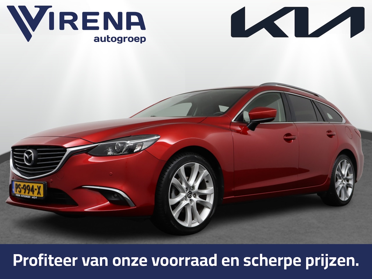 Mazda 6 Sportbreak - 2.0 SkyActiv-G 165 GT-M Line - Trekhaak - Bose - Leer - Camera - AutoWereld.nl