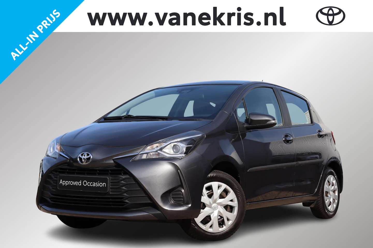 Toyota Yaris - 1.5 VVT-i Aspiration handgeschakeld Navi, Camera, Safety Sense, Allseason banden - AutoWereld.nl