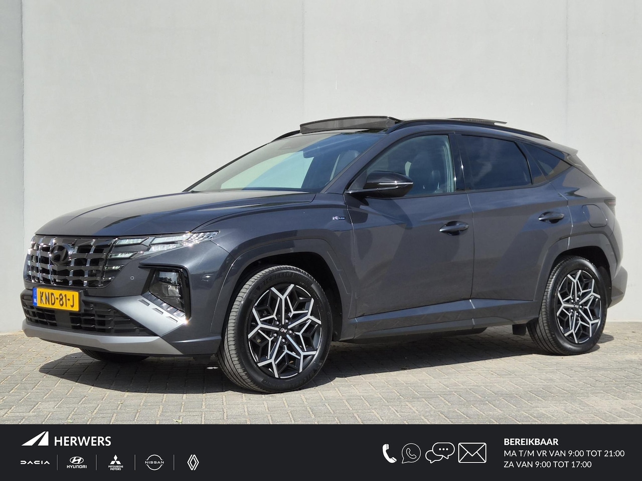 Hyundai Tucson - 1.6 T-GDI PHEV N Line Sky Edition 4WD / Fabrieksgarantie tot 05-2027 / Dealer onderhouden - AutoWereld.nl