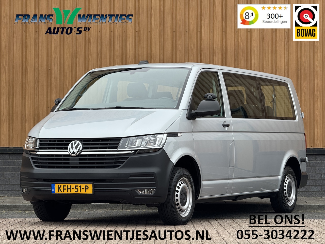 Volkswagen Transporter Kombi - 2.0 TDI L2H1 Comfortline | 8 Persoons | Apple Carplay | DAB | Parkeersensoren | Bluetooth - AutoWereld.nl