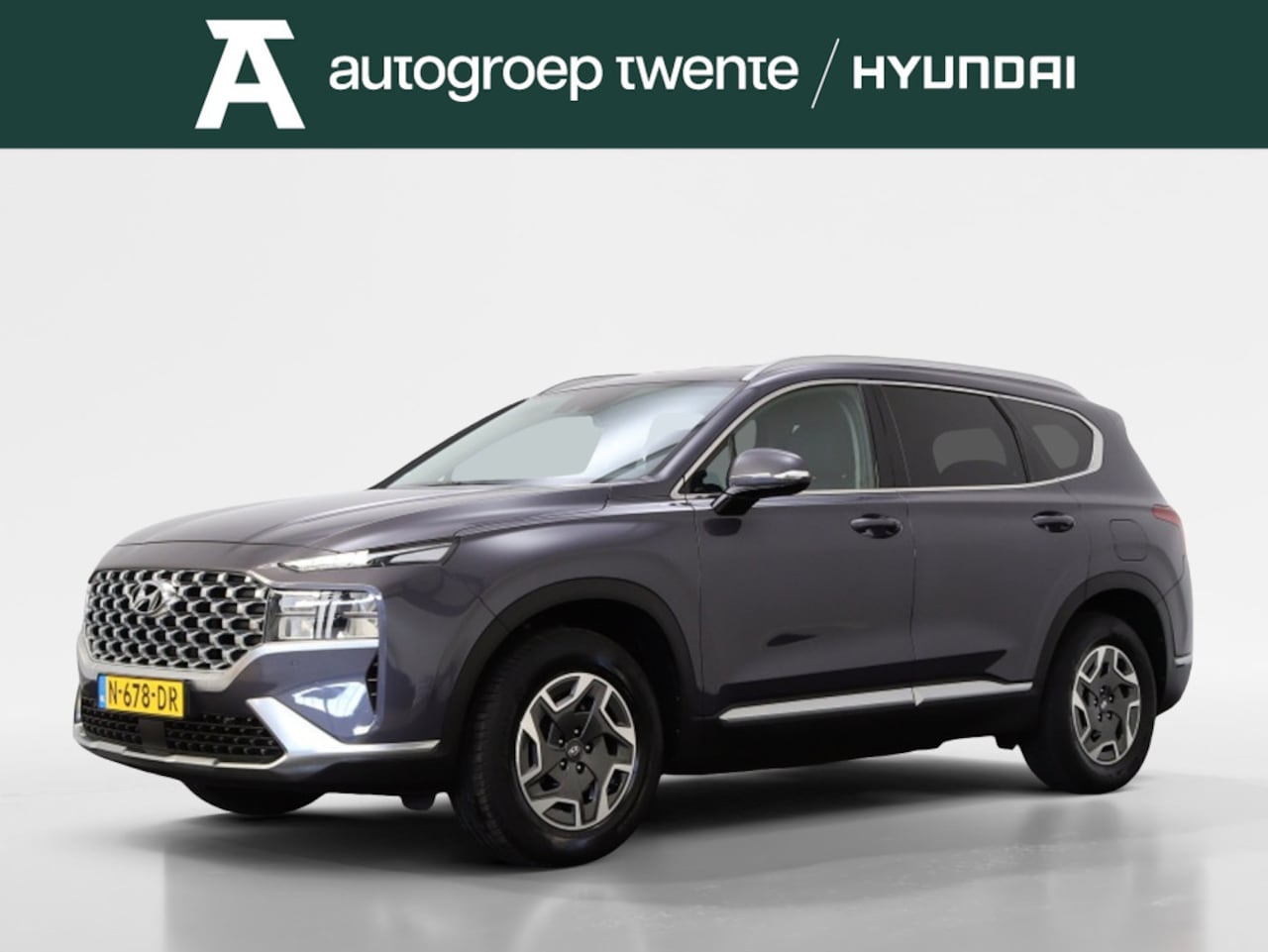Hyundai Santa Fe - 1.6 T-GDI HEV C Smart| 7 pers.| Afneembare Trekhaak 13-polig | - AutoWereld.nl