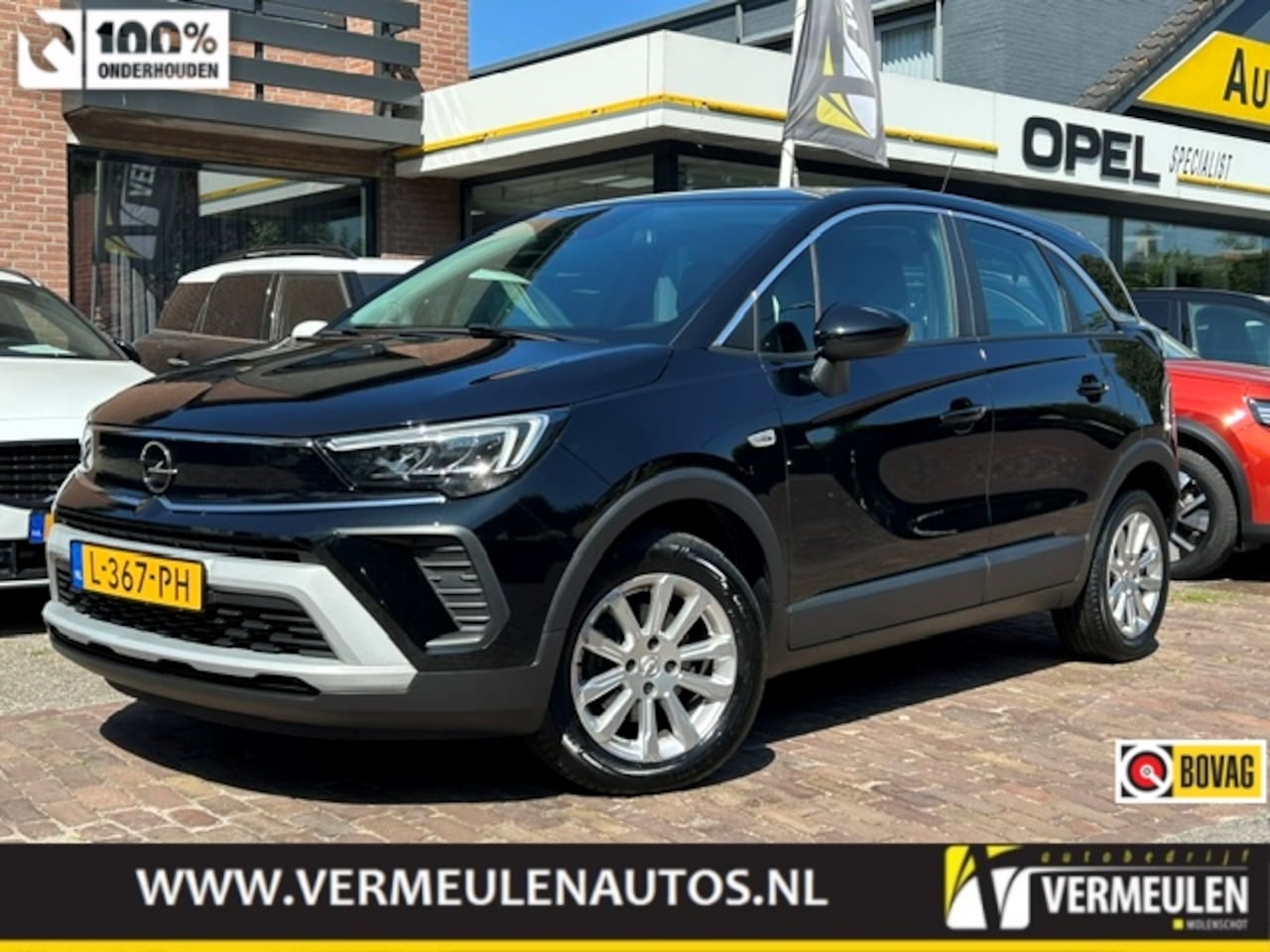 Opel Crossland - 1.2 Turbo 130PK Elegance Automaat + 16"/ Navi/ Clima/ Cruise/ Winterpakket/ LED-koplampen/ - AutoWereld.nl