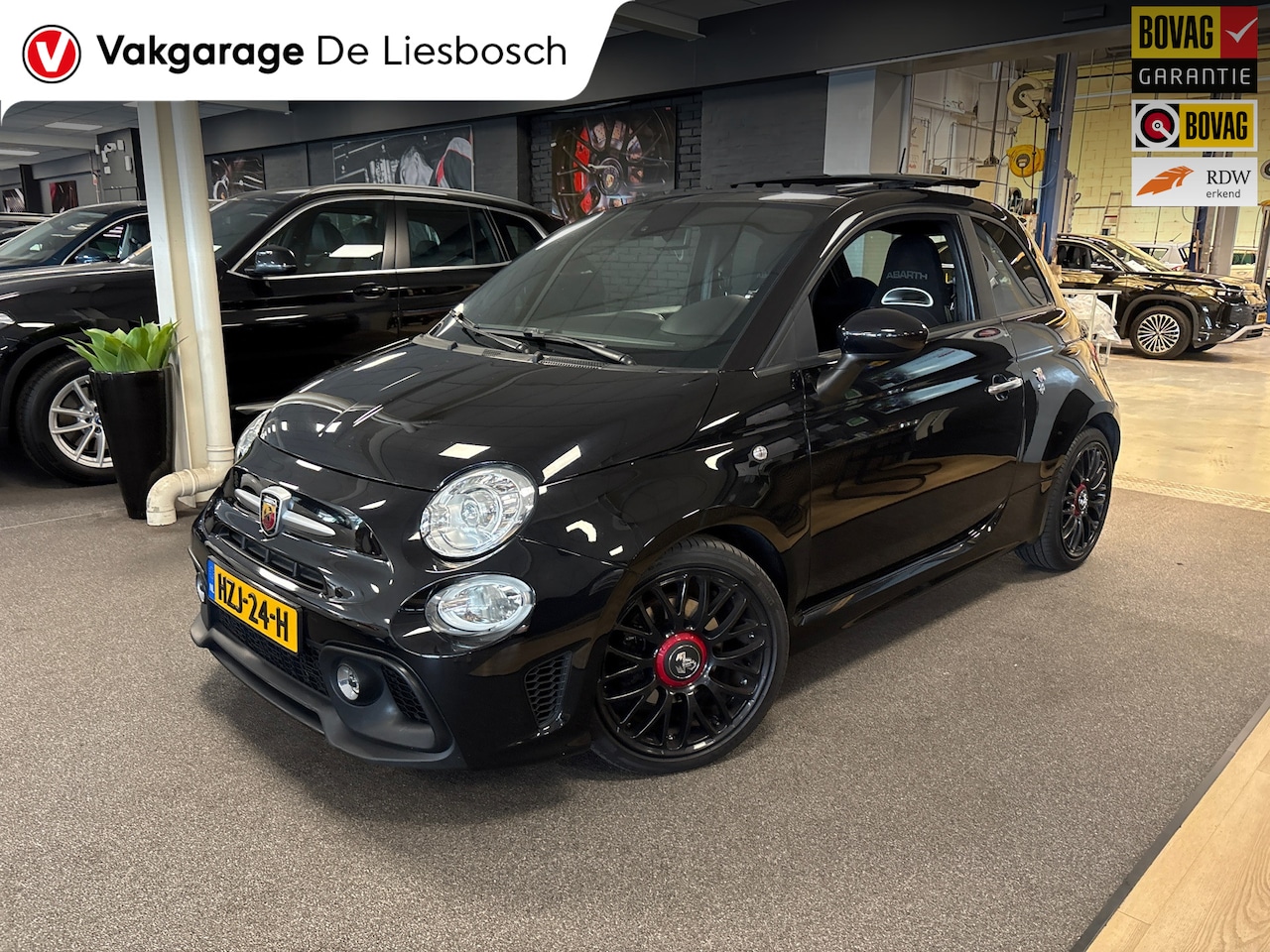 Fiat 500 Abarth - 05M/595/pano/navi groot/apple/xenon/magneti mmarelli/savali tuning /eibach - AutoWereld.nl
