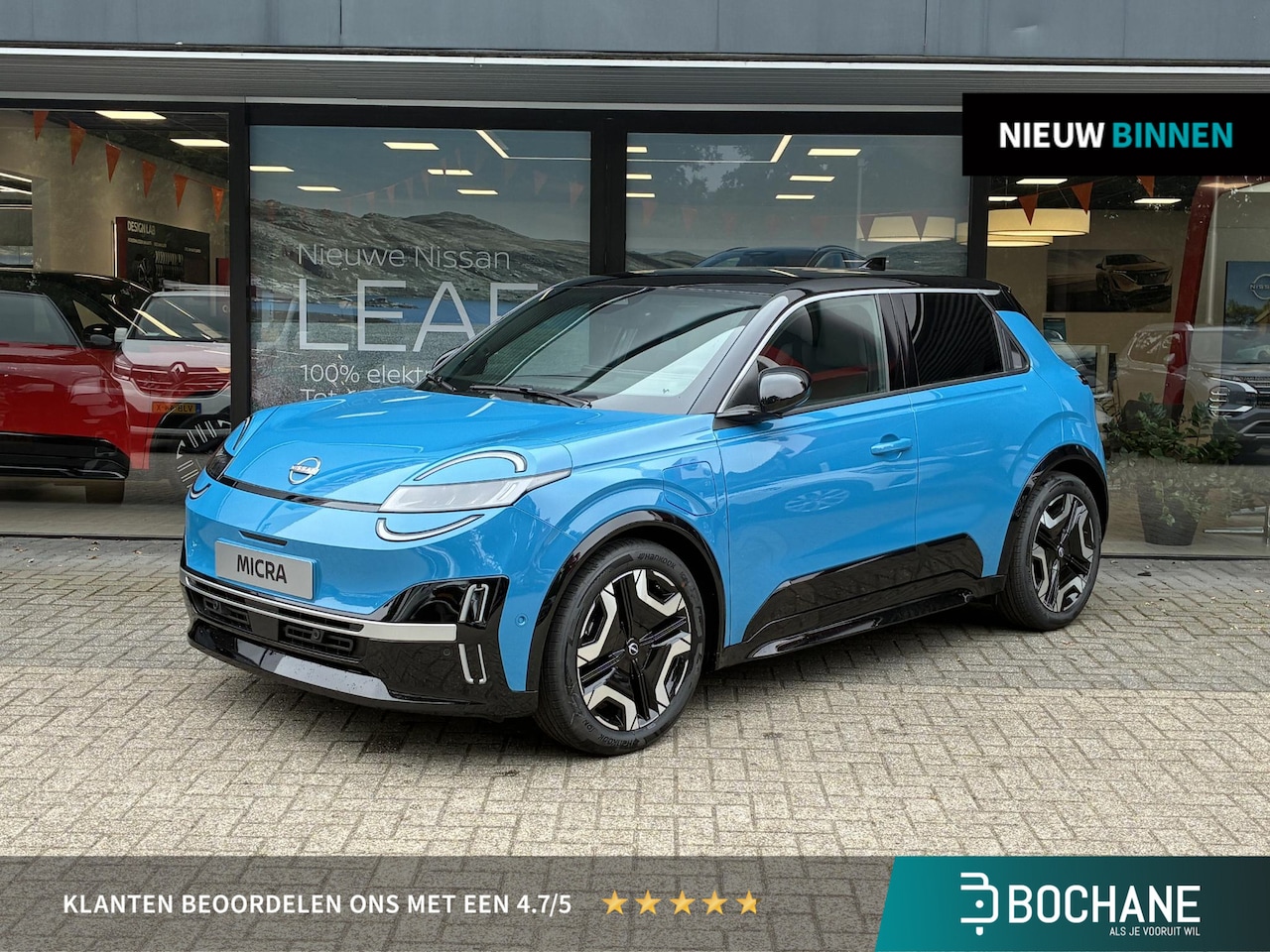 Nissan Micra - EVOLVE 52 kWh NIEUW UIT VOORRAAD LEVERBAAR | Parkeersensoren voor- en achter | Achteruitri - AutoWereld.nl