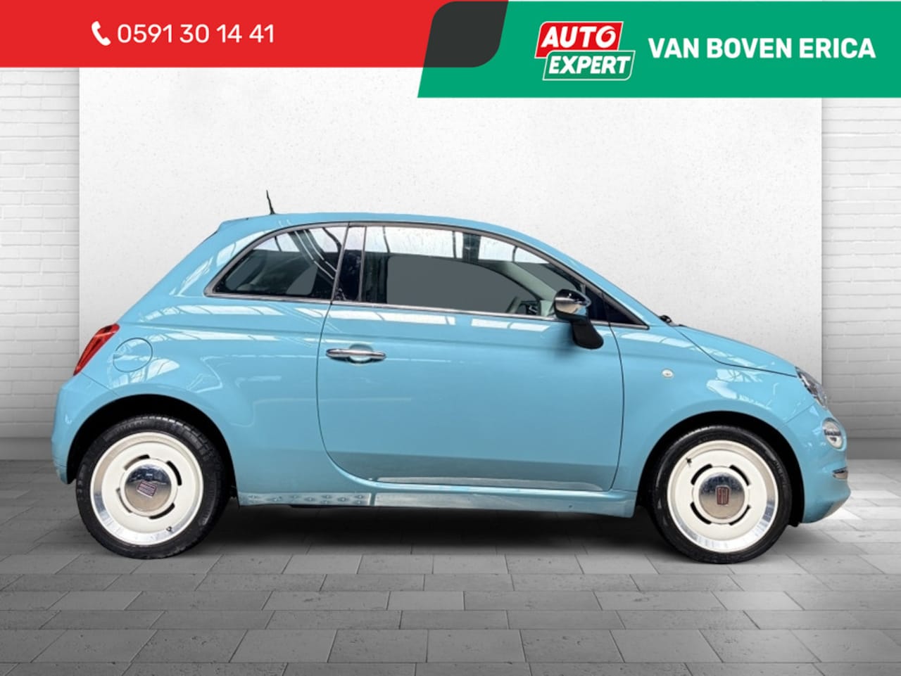 Fiat 500 - 0.9 TA Anniversario Vintage '57 Cruise Panodak Carplay Nav - AutoWereld.nl
