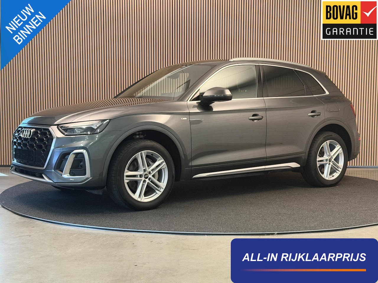 Audi Q5 - 50 TFSI Pluging-Hybrid 299PK Aut. Quattro S-Line | LED | Navi | 19 Inch | Sportstoelen | I - AutoWereld.nl