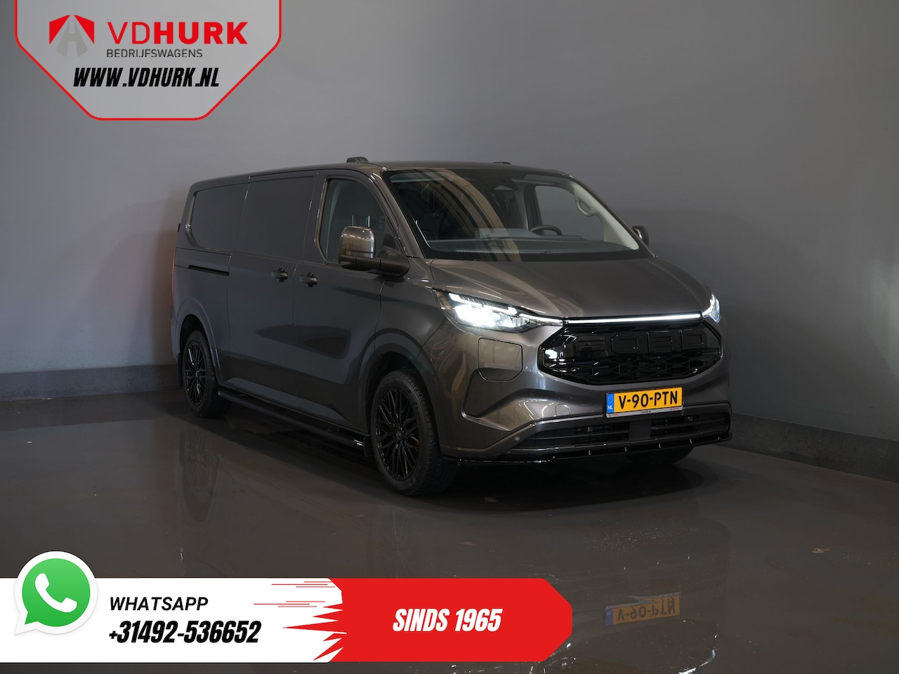 Ford Transit Custom - E-Transit 340 L2 Limited 71 kWh 330 km WLTP LED/ Adapt.Cruise/ Standkachel/ Stoelverw./ Fr - AutoWereld.nl
